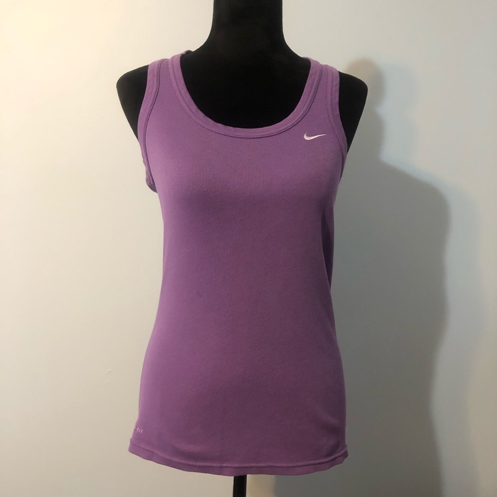 Nike Dri Fit Purple Racerback Tank Top M